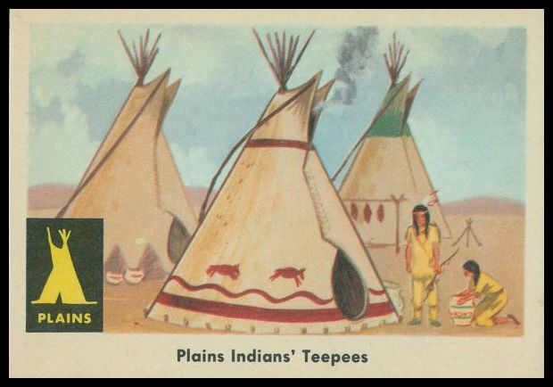 6 Plains Indians Teepees